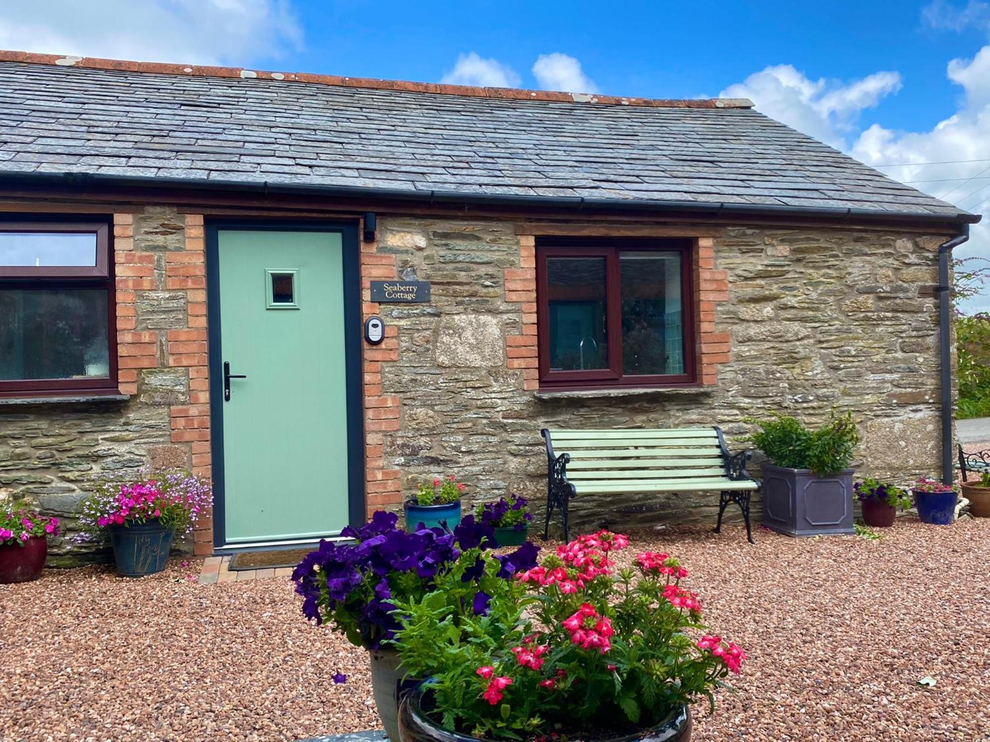 Polrunny Farm Seaberry With A Sea View And Log Burner